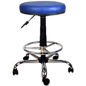 Bürocci 2999T0109 Lacivert Metal Ayaklı Yüksek Tabure