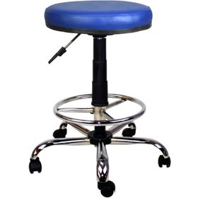 Bürocci 2999T0109 Lacivert Metal Ayaklı Yüksek Tabure