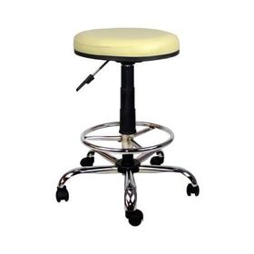 Bürocci 2999T0115 Krem Metal Ayaklı Yüksek Tabure