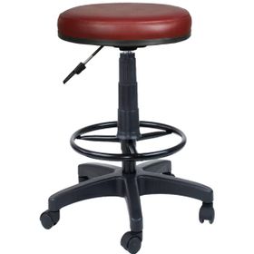 Bürocci 2999U0102 Bordo Plastik Ayaklı Yüksek Tabure