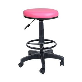 Bürocci 2999U0120 Pembe Plastik Ayaklı Yüksek Tabure