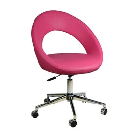 Bürocci Miranda Pembe Metal Ayaklı Çalışma Koltuğu