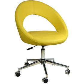 Bürocci Miranda Sarı Metal Ayaklı Çalışma Koltuğu