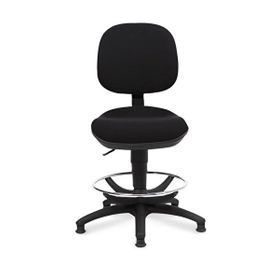 Bürosit Cosmo Vezne Çemberli Stoperli Siyah Çalışma Koltuğu