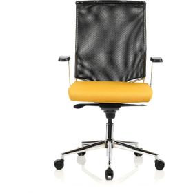 Bürosit File 7 Krom Sarı Çalışma Koltuğu