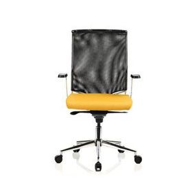 Bürosit File 7 Krom Sarı Çalışma Koltuğu