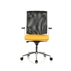 Bürosit File 7 Krom Sarı Çalışma Koltuğu