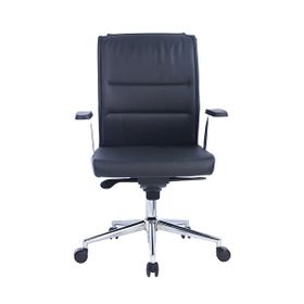 Bürosit File 7 Krom Siyah Çalışma Koltuğu