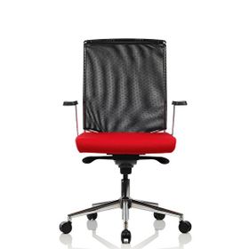 Bürosit File 7 Krom Siyah Çalışma Koltuğu