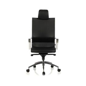 Bürosit Omega 9 Başlıklı Siyah Yönetici Koltuğu