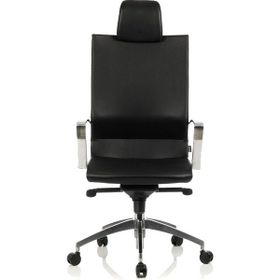 Bürosit Omega 9 Başlıklı Siyah Yönetici Koltuğu