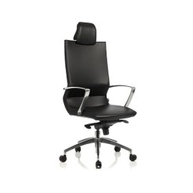Bürosit Omega 9 Başlıklı Siyah Yönetici Koltuğu