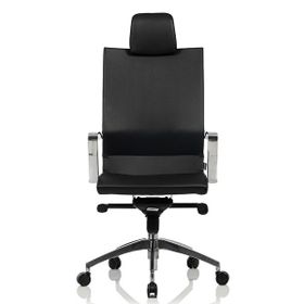 Bürosit Omega 9 Başlıklı Siyah Yönetici Koltuğu
