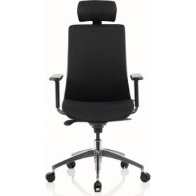 Bürosit Ori 9 Başlıklı Alüminyum Siyah Yönetici Koltuğu