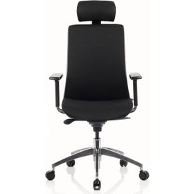 Bürosit Ori 9 Başlıklı Alüminyum Siyah Yönetici Koltuğu