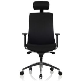Bürosit Ori 9 Başlıklı Alüminyum Siyah Yönetici Koltuğu