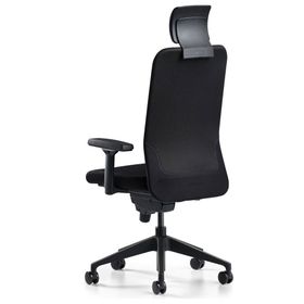 Bürotime Comfy Başlıklı Siyah Çalışma Koltuğu