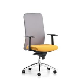 Bürotime Comfy Gri Sarı Çalışma Koltuğu
