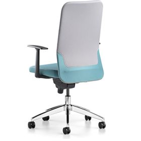 Bürotime Comfy Sabit Kol Alüminyum Ayak Gri Mint Yeşili Çalışma Koltuğu