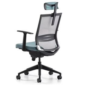 Bürotime Cozy 3D Kol Plastik Ayak Yeşili/Gri Mint Çalışma Koltuğu