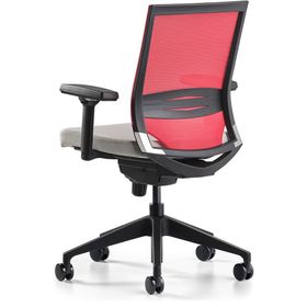 Bürotime Cozy Kırmızı Açık Gri Çalışma Koltuğu