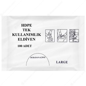 Burpak 100'lü Şeffaf Eldiven
