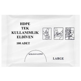 Burpak 100'lü Şeffaf Eldiven