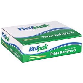 Burpak Bambu 11 cm Tahta Karıştırıcı