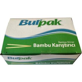 Burpak Bambu 11 cm Tahta Karıştırıcı