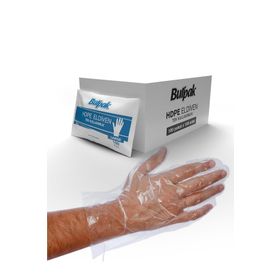 Burpak Hdpe İş Temizlik Tek Kullanımlık Şeffaf Büyük Boy 100 Adet Eldiven
