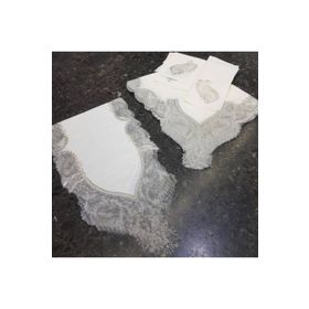 Bursa Çeyiz Ağır Fransiz Dantelli Linen Kumaş 26 Parça Yemek Takımı