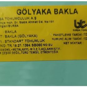 Bursa Tohum 250 gr Gölyaka Bakla Tohumu