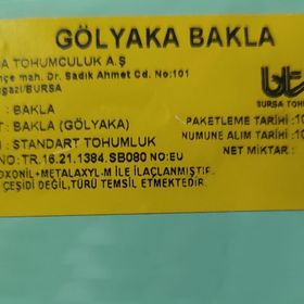 Bursa Tohum 250 gr Gölyaka Bakla Tohumu