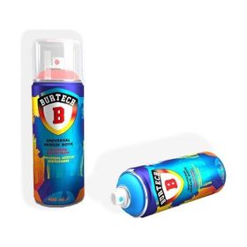 Burtech Yüksek Isı Dayanımlı Siyah 400 ml Akrilik Sprey Boya