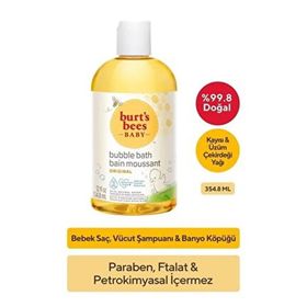 Burt's Bees 235 ml Bebek Saç ve Vücut Şampuanı + 350 ml Bebek Banyo Köpüğü