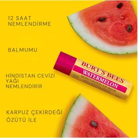 Burt's Bees 4.25 gr Karpuz Aromalı Nemlendirici Dudak Balmı