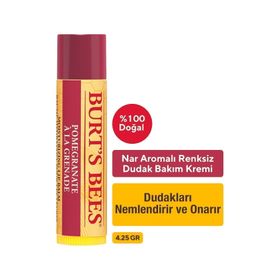 Burt's Bees Pomegranate Lip Balm Blister 4,25 gr Nar Aromalı Dudak Bakım Kremi