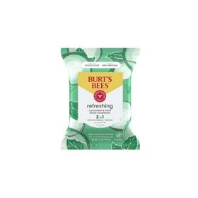 Burt's Bees Refreshing Facial Towelettes With Cucumber and Mint Salatalık ve Naneli Tüm Cilt Tipleri İçin %99 Doğal Kökenli 30 Adet 144.5 gr Yüz Temizleme Mendili