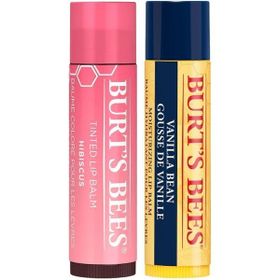 Burt's Bees Tinted Hibiscus Dudak Balmı + Vanilla Dudak Balmı