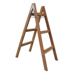 Buse A Tipi 110 cm 3 Basamak Ahşap Boyacı Merdiven