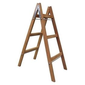 Buse A Tipi 110 cm 3 Basamak Ahşap Boyacı Merdiven