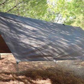 Bushlove Bushcraft Tarp 3x3 m Haki Araç Yan Gölgelik Tente