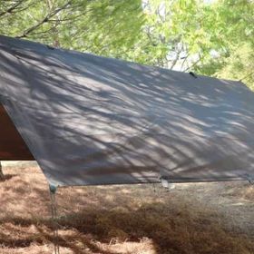 Bushlove Bushcraft Tarp 3x3 m Haki Araç Yan Gölgelik Tente