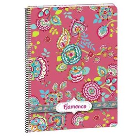 Busquets Flamenco Kareli A4 80 Yaprak Spiralli Defter