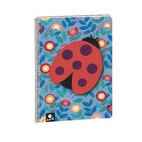 Busquets Ladybug Kareli A4 80 Yaprak Spiralli Defter