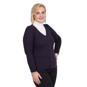Büşra 3997258 Mürdüm Kadın Hırka