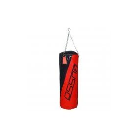 Busso Kırmızı 70x30 cm Askı-Zincir Aparatlı Boks Torbası