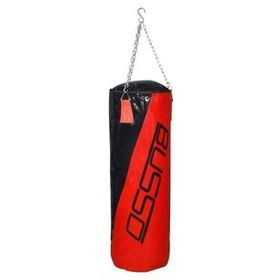 Busso Kırmızı 70x30 cm Askı-Zincir Aparatlı Boks Torbası