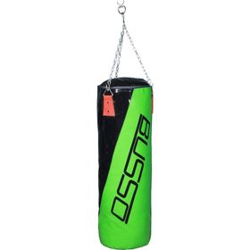 Busso Yeşil 90x30 cm Askı-Zincir Aparatlı Boks Torbası