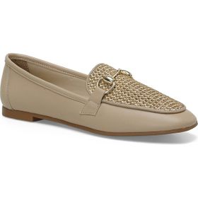 Butigo 24S-029 4FX Bej Kadın Loafer Ayakkabı